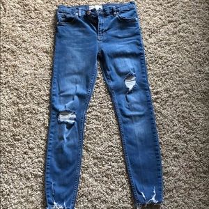 Free People distressed jeans